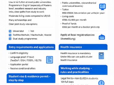 How to Study and Work in Germany for International Students (2025)