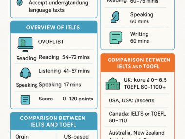 IELTS/TOEFL REQUIREMENTS FOR INTERNATIONAL STUDENTS