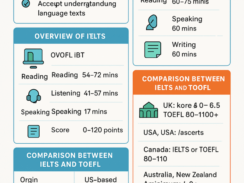 IELTS/TOEFL REQUIREMENTS FOR INTERNATIONAL STUDENTS